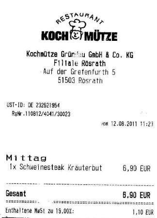 whhs Hffner Kochmtze Restaurant